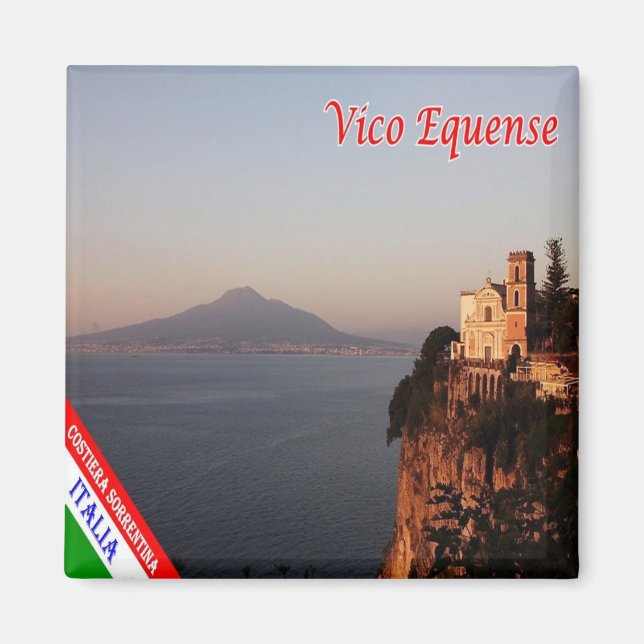 CMP096 AMALFI COAST Vico Equense - Italien - Kühls Magnet (Vorne)