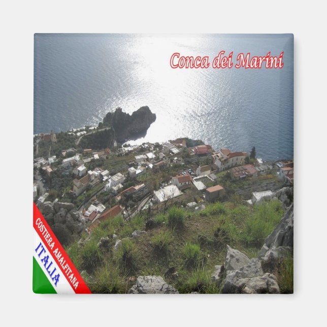 CMP111 AMALFI COAST, Conca dei Marini, Kühlschrank Magnet (Vorne)