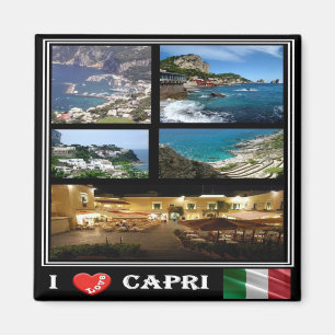 CMP116 CAPRI Liebe - Kampanien - Italien - Kühlsch Magnet