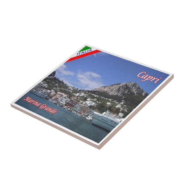 CMP123 CAPRI, Marina Grande, Italien, Fliese (Seite)