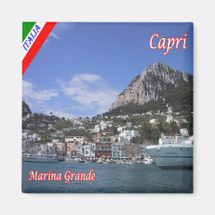 CMP123 CAPRI, Marina Grande, Italien, Kühlschrank Magnet