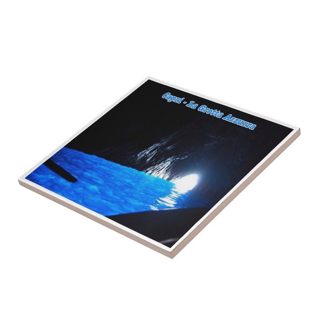 CMP125 CAPRI, The Blue Grotto Italien, Fliese (Seite)