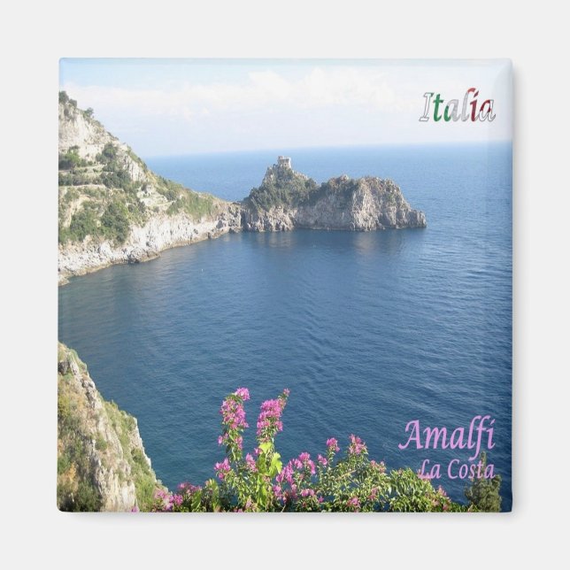 CMP131 AMALFI, The Coast, Italien, Kühlschrank Magnet (Vorne)