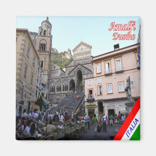 CMP141 AMALFI - Duomo Square - Italien - Kühlschra Magnet