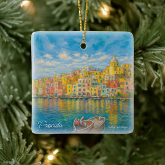 CMPa01 PROCIDA, MARINA GRANDE, Keramikornament