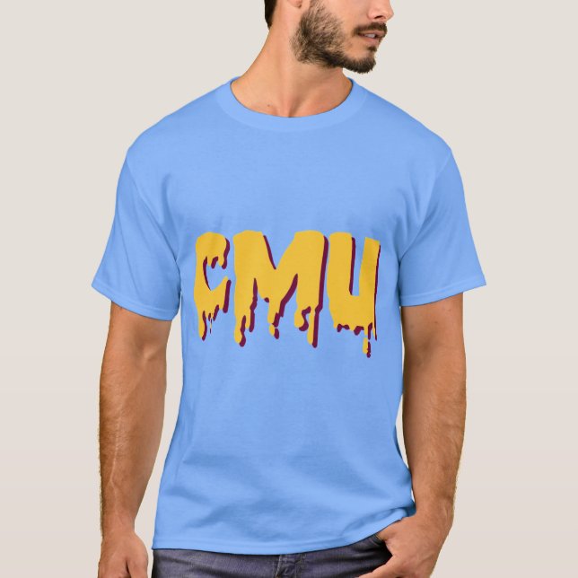 CMU Central Michigan University 4 T-Shirt (Vorderseite)