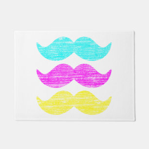 CMY Mustaches Fußmatte