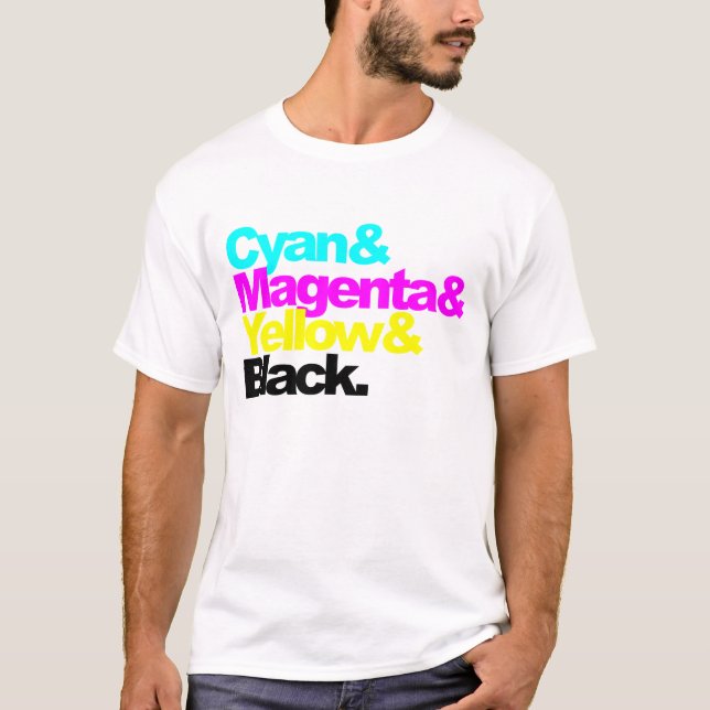 CMYK COLORS T-Shirt (Vorderseite)