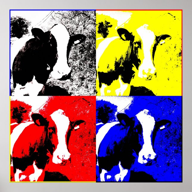 CMYK Cows Poster (Vorne)