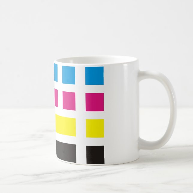 CMYK Flaggen-Tasse Tasse (Rechts)