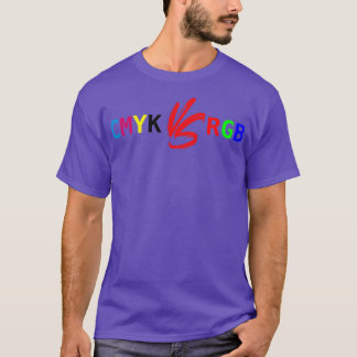 CMYK gegen RGB T-Shirt