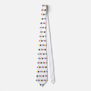 CMYK Grafikdesigner Druckertie Krawatte