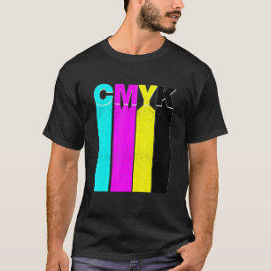 CMYK Graphic er Video Editor Colors T-Shirt