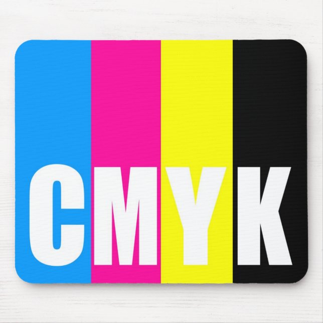 CMYK-Mauspad Mousepad (Vorne)