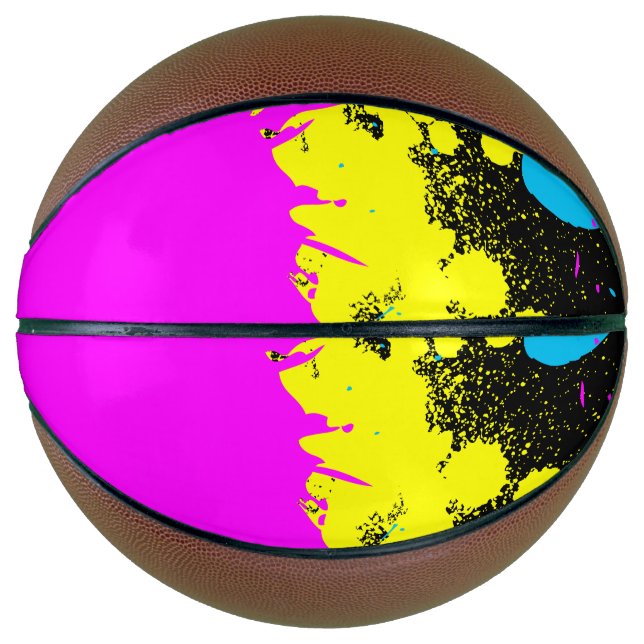 CMYK Splash Basketball (Vorderseite)