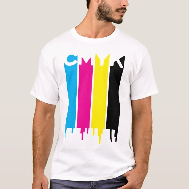 CMYK T-Shirt (Vorderseite)