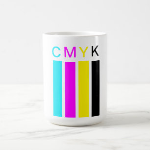 CMYK-Tasse Kaffeetasse