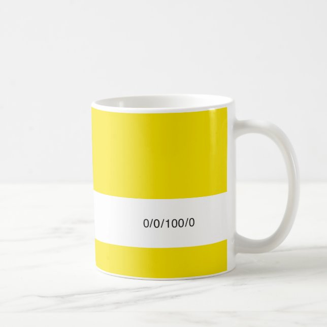 CMYK Yellow | Tasse (Rechts)