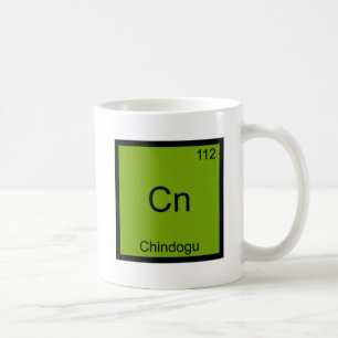 Cn - Chindogu Funny Chemistry Element Symbol T-Shi Tasse