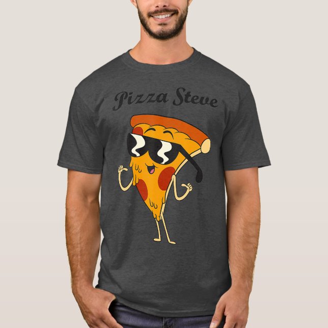 CN Onkel Grandpa Pizza Steve Cool T-Shirt (Vorderseite)