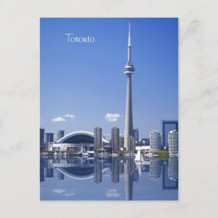 CN Tower and Gebäude in Toronto, Ontario, Kanada Postkarte