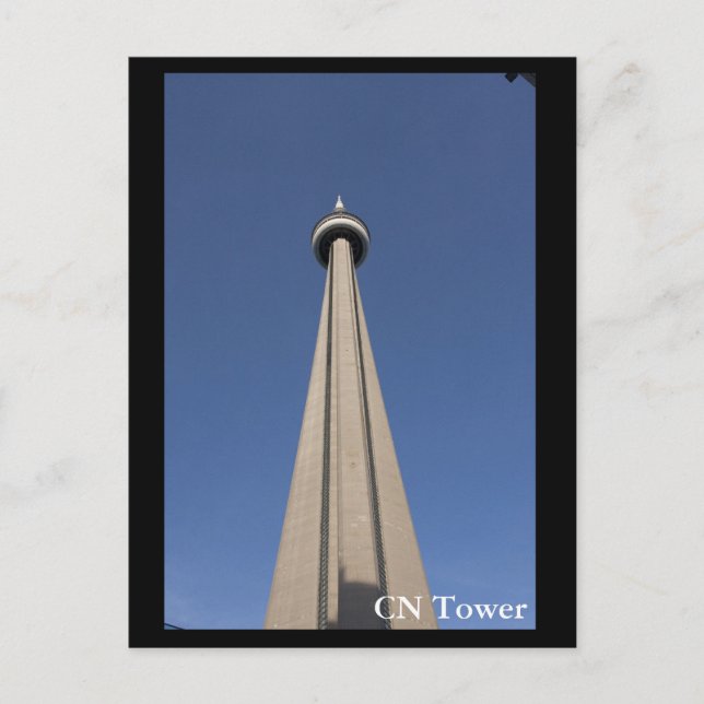 CN Tower, Toronto Postkarte (Vorderseite)