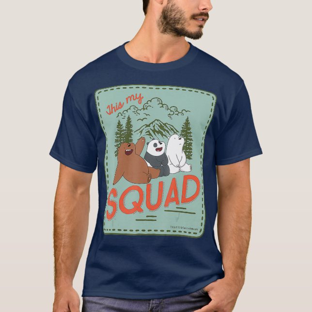 CN We Bare Bears This My Squad T-Shirt (Vorderseite)