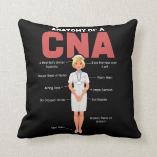 CNA Anatomy Nurse Certified Nurse Assistant Kissen