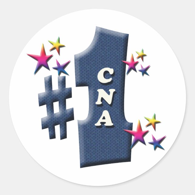 CNA-Award Runder Aufkleber (Vorderseite)