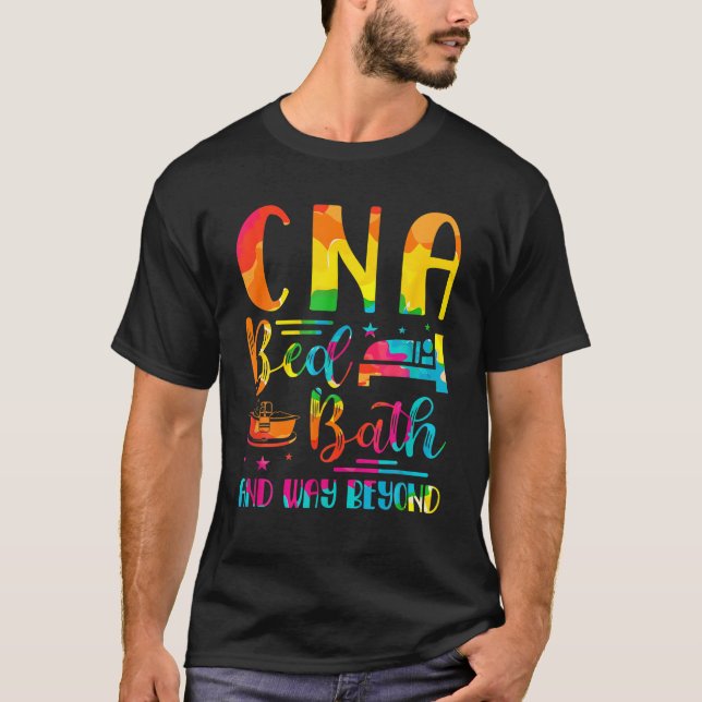 CNA-Bett-Bad und weit darüber hinaus T-Shirt (Vorderseite)