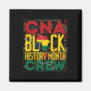 Cna Black History Month Crew Lpn Krankenschwester  Magnet