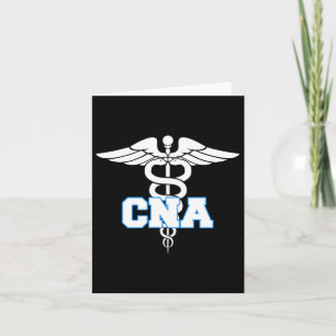 Cna Caduceus Medical Symbol Nurse Geschenke Karte