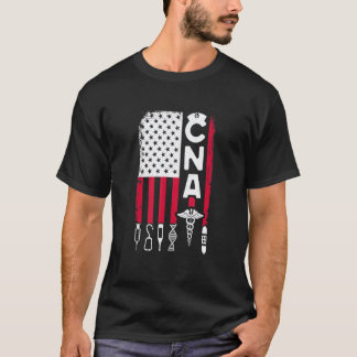 CNA-Flagge Zertifizierter Pflegehelfer Krankenpfle T-Shirt