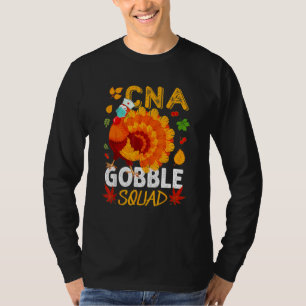 Cna Gobble Squad Maske Truthahn Cna Krankenschwest T-Shirt