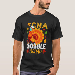 Cna Gobble Squad Maske Truthahn Cna Krankenschwest T-Shirt