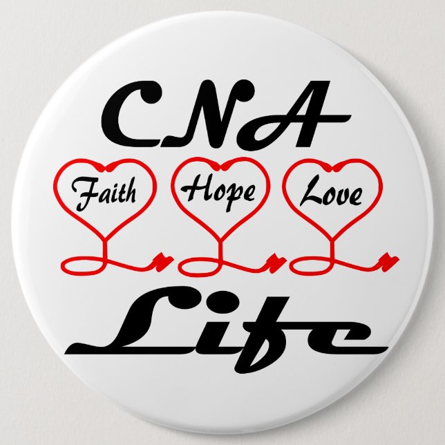 CNA Hope Liebe Faith Button (Vorderseite)