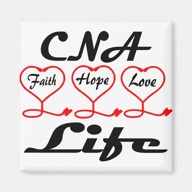 CNA Hope Liebe Faith Magnet (Vorne)