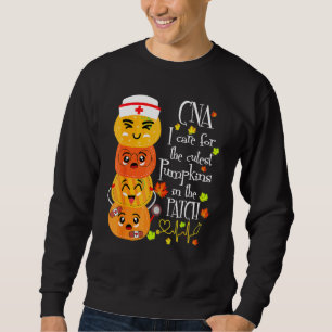 CNA I Care Für Den Süßesten Kürbis Im Fleck Hal Sweatshirt