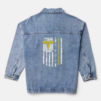 CNA Inspiriere zertifizierten Krankenpflegeassiste Jeansjacke
