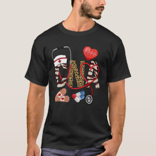 Cna Krankenpflegehelfer Woche Leopard Krankenpfleg T-Shirt