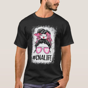 Cna Krankenpfleger Leben Gebleicht Rosa Leopard U T-Shirt