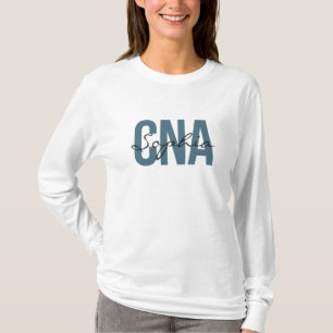 CNA-Krankenpfleger personalisierter Name Fettschri T-Shirt