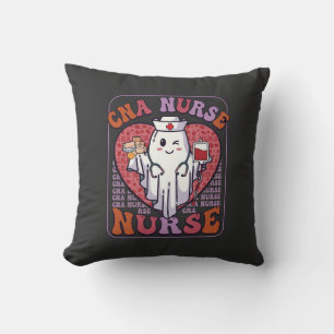 Cna-Krankenschwester Halloween-Geist Stethoskop Bl Kissen
