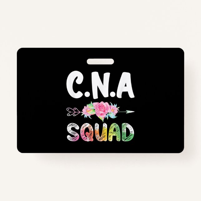 CNA-Krankenschwester-Squad-zertifizierter Krankenp Ausweis (Vorderseite)