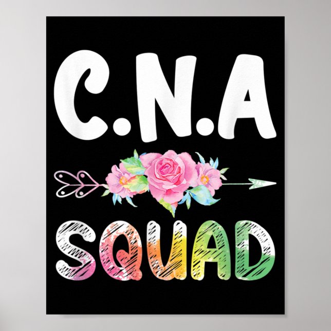 CNA-Krankenschwester-Squad-zertifizierter Krankenp Poster (Vorne)