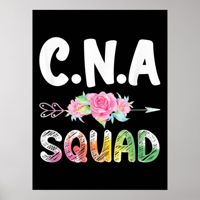 CNA-Krankenschwester-Squad-zertifizierter Krankenp Poster (Vorne)