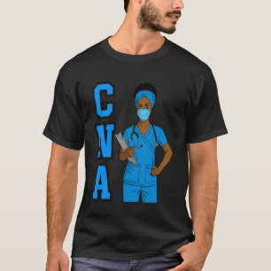 CNA Krankenschwestern Melanin Black History Month T-Shirt