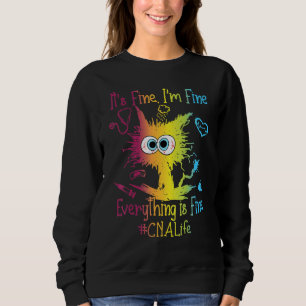 CNA Leben Alles ist in Ordnung Bunt Sweatshirt