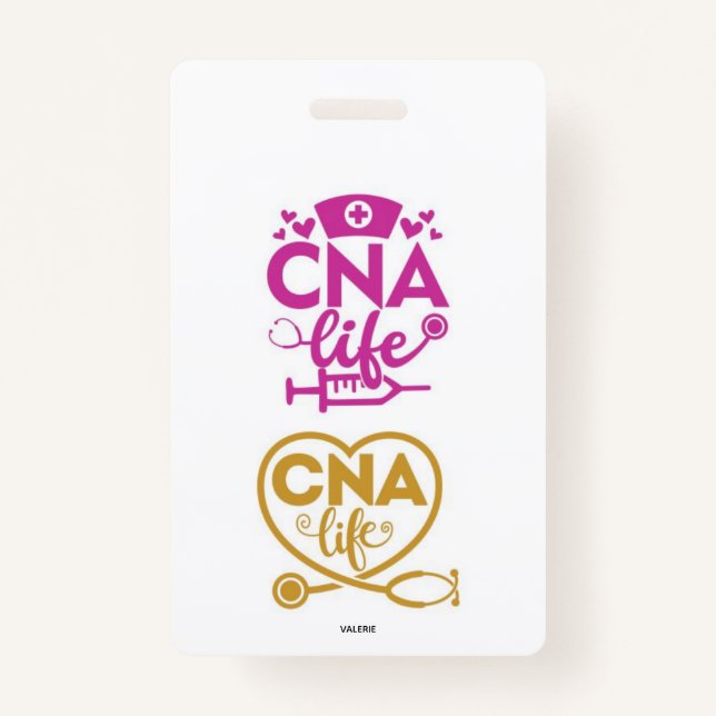 CNA Life Name Badge Ausweis (Vorderseite)