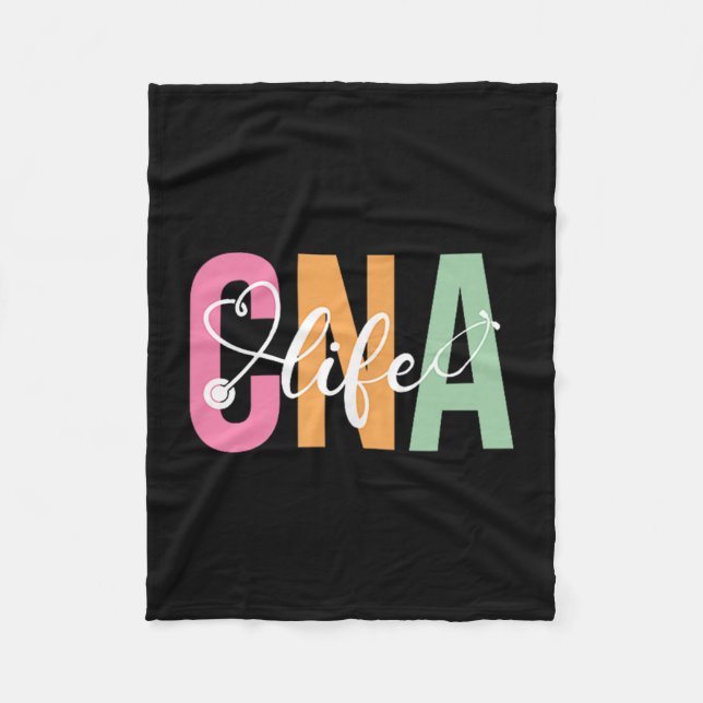 Cna Life Shirts können zertifiziert Krankenpflege  Fleecedecke (Vorderseite)